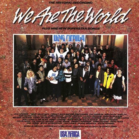 chanson we are the world|we are the world song.